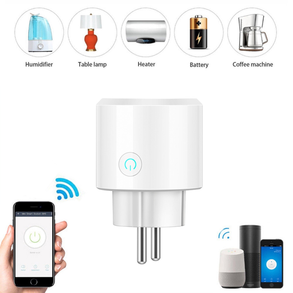 Dagaanbieding - Smart Wifi Stekker, o.a. voor Amazon Alexa, Google Assistent dagelijkse koopjes